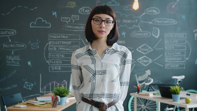 Modern small-business workspace